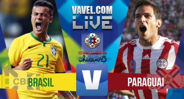Resultado de Brasil x Paraguai pela Copa América 2015 (1(3)-1(4))