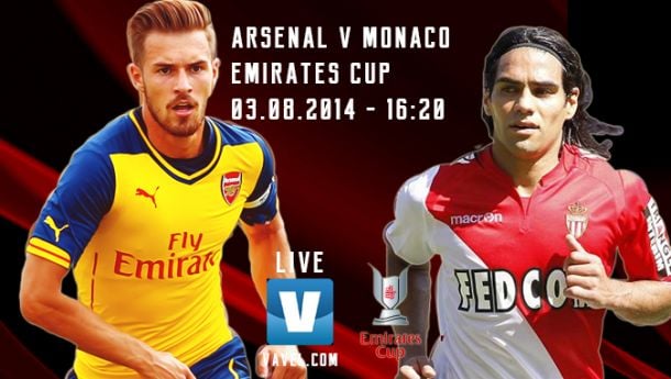 ARSENAL VS MONACO Live Text Commentary and Football Scores of.