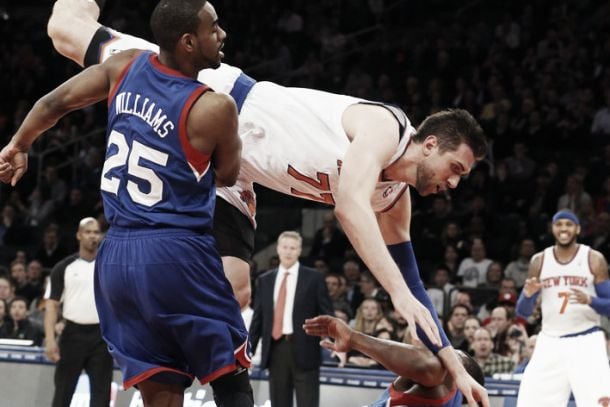 Los New York Knicks pierden a Andrea Bargnani de forma indefinida