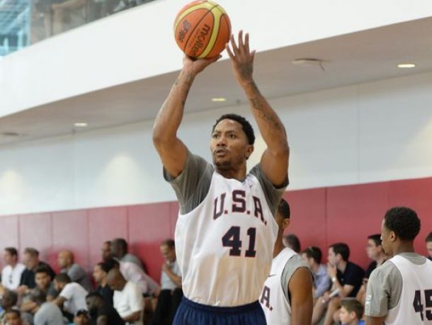Derrick Rose Shows Explosiveness During Team USA Training Camp