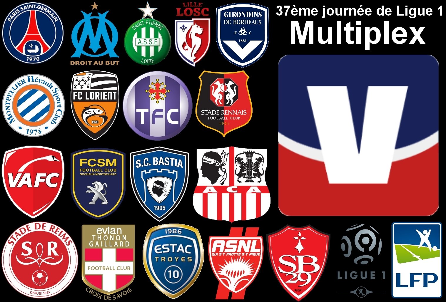 Le multiplex Ligue 1 en (terminé)