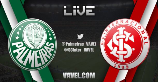 Resultado do jogo Palmeiras x Internacional no Campeonato Brasileiro