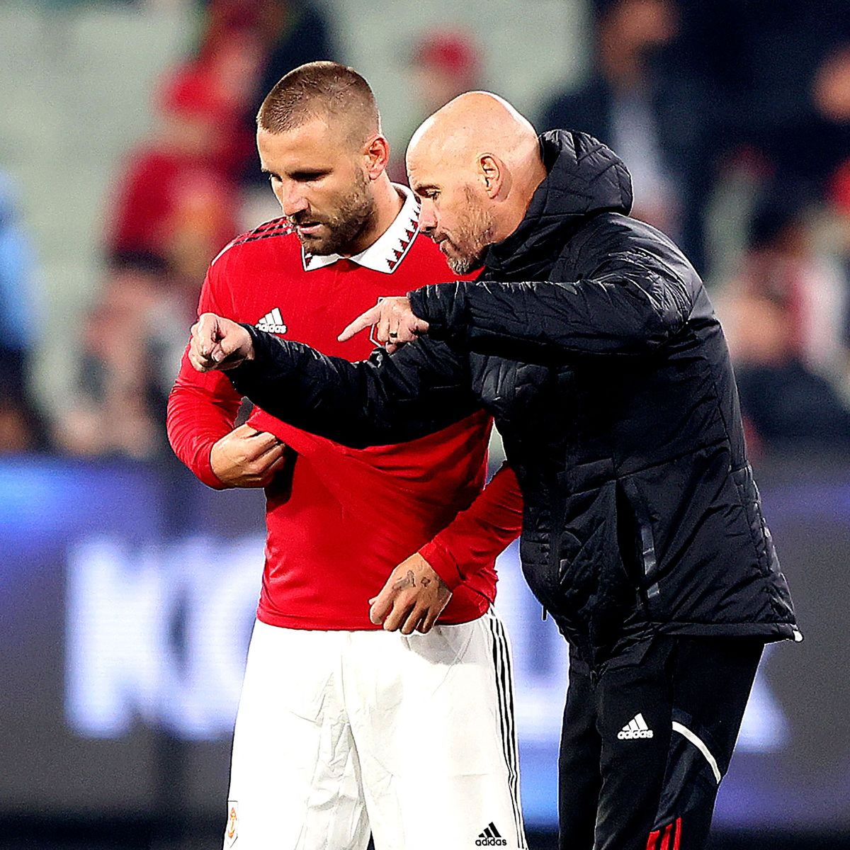 Man United left-back Luke Shaw says he is 'ready to play' when given the opportunity by boss Erik ten Hag