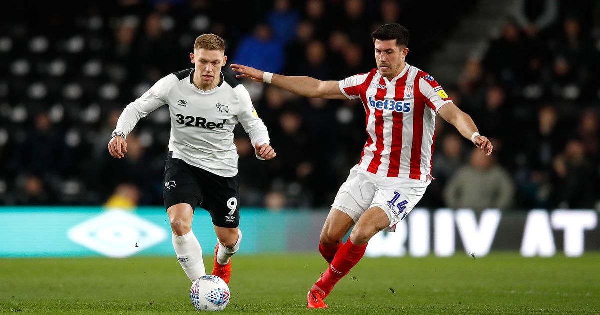 Summary and highlights of Stoke City 1-2 Derby in the Championship