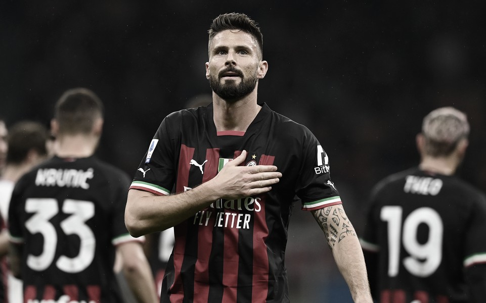 Com hat-trick de Giroud, Milan goleia Sampdoria e se recupera na Serie A