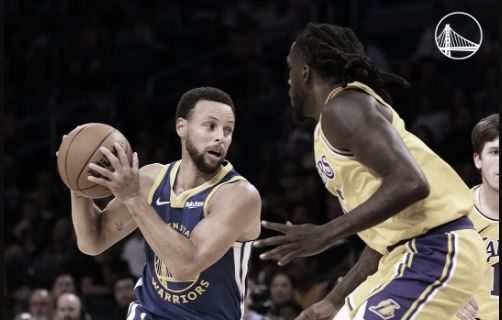 Em Los Angeles, Curry brilha e Warriors batem Lakers no jogo de