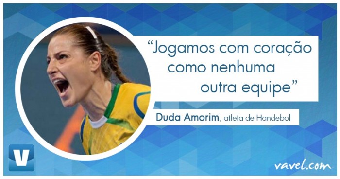 Entrevista. Duda Amorim almeja medalha do Handebol no Rio 2016: "Uma força a mais com torcida"