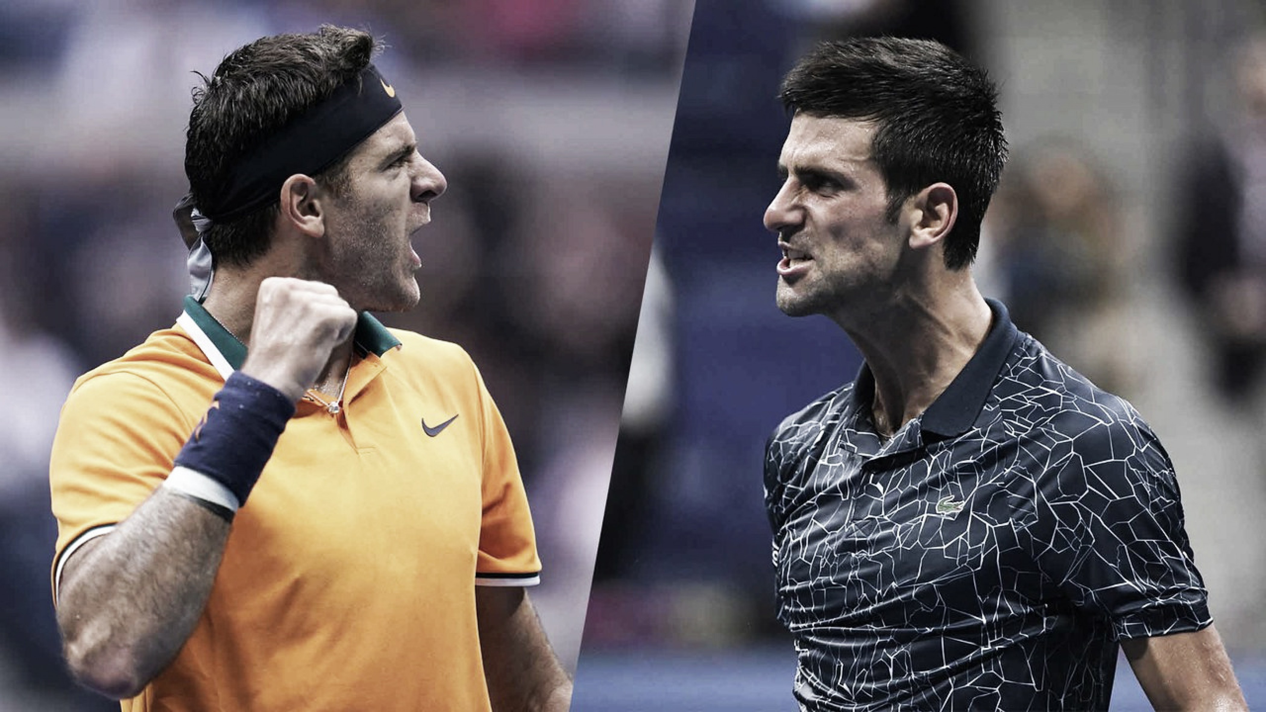 Del Potro e Djokovic fazem decisão de alto nível no US Open Del Potro e Djokovic fazem decisão de alto nível no US Open