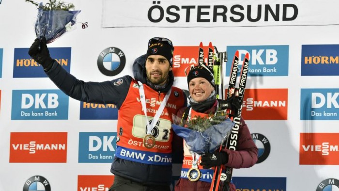 Fourcade et Dorin-Habert remportent le relais mixte simple d'Östersund