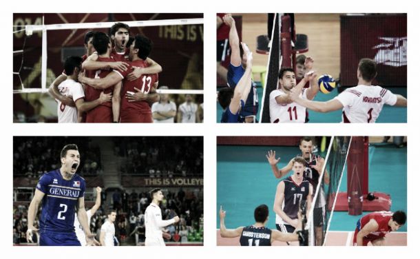 Championnats du Monde de volley-ball 2014 (Groupe E) : la France, la Pologne, l'Iran et les USA l'emportent