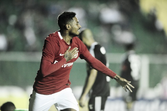 Diego comemora gol marcado em vitória do Internacional: "Buscando meu espaço sempre"