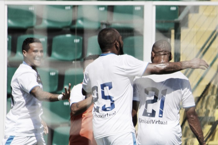 Figueirense sai na frente, mas Tubarão arranca empate no Orlando Scarpelli