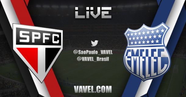 Resultado do jogo São Paulo x Emelec   na Copa Sul-Americana 2014