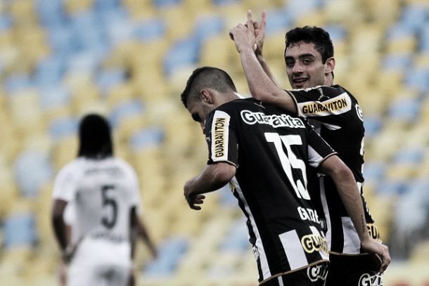 Daniel faz golaço e Botafogo vence Santos no Maracanã