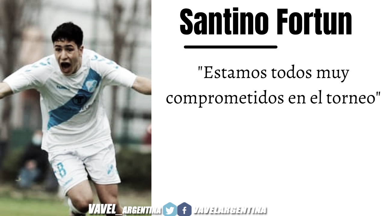 Santino Fortun: ''Me da mucha motivación que el club mire a las inferiores''