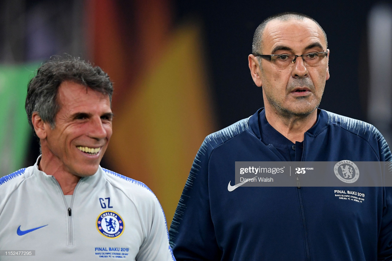 Zola: Chelsea players got “bored” under Maurizio Sarri Zola: Chelsea players got “bored” under Maurizio Sarri