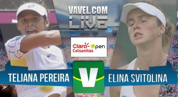Resultado Teliana Pereira x Elina Svitolina pelo WTA Bogotá 2015