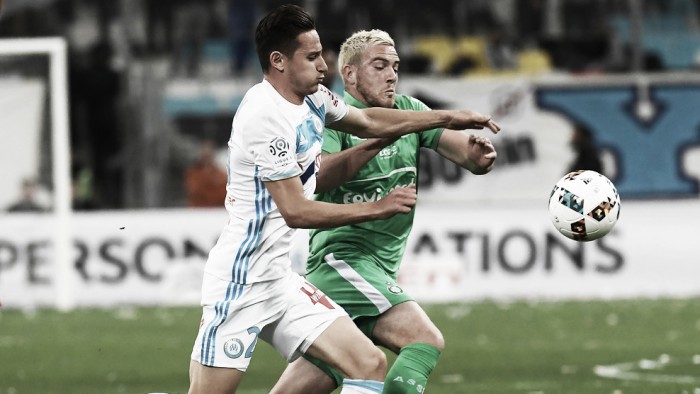Thauvin anota dois e Olympique de Marseille goleia Saint-Étienne