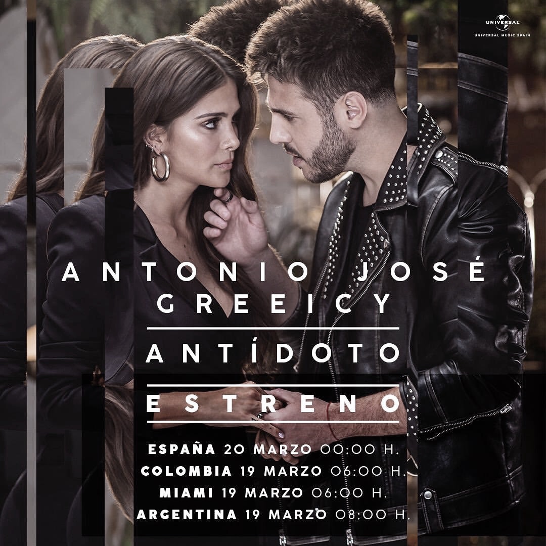 Antonio José y Greeicy juntos en Antídoto