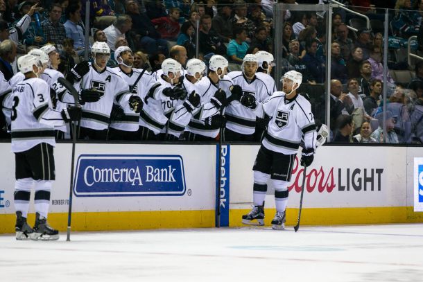 Jeff Carter Lifts Los Angeles Kings Over San Jose Sharks