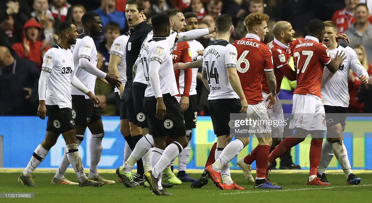 Nottingham Forest vs Derby County preview: Tension stirs as Forest look to capitalise on Derby's feeble start to the season Nottingham Forest vs Derby County preview: Tension stirs as Forest look to capitalise on Derby's feeble start to the season
