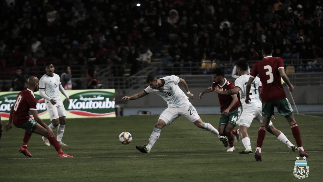 Ángel Correa sai do banco, marca e Argentina vence Marrocos em Tanger Ángel Correa sai do banco, marca e Argentina vence Marrocos em Tanger