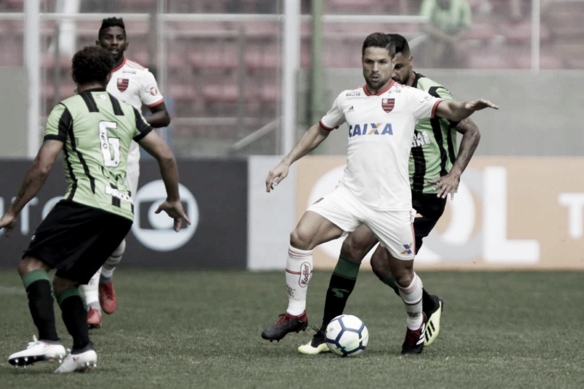 Flamengo abre vantagem duas vezes, mas América-MG alcança empate no Independência