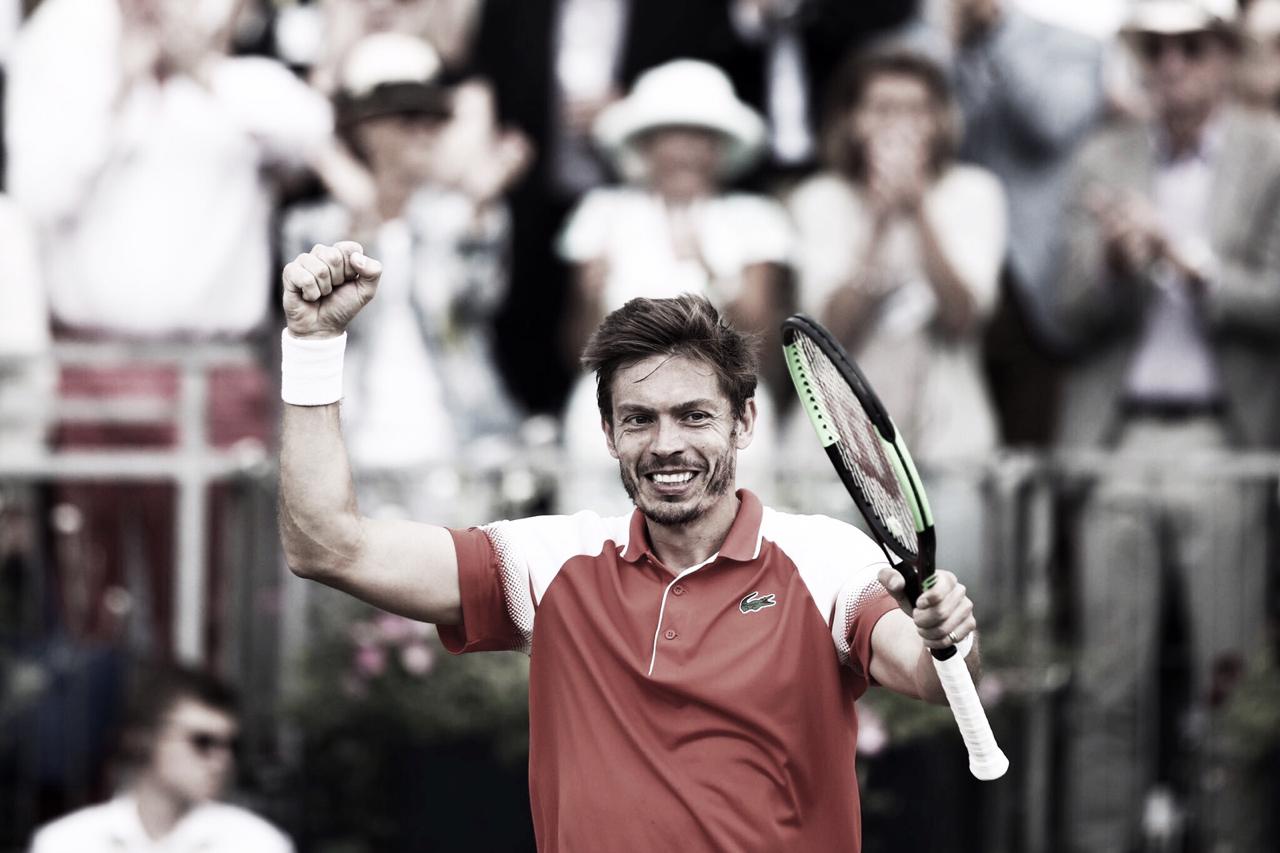 Mahut surpreende Wawrinka e avança às quartas do ATP 500 de Queen's Mahut surpreende Wawrinka e avança às quartas do ATP 500 de Queen's