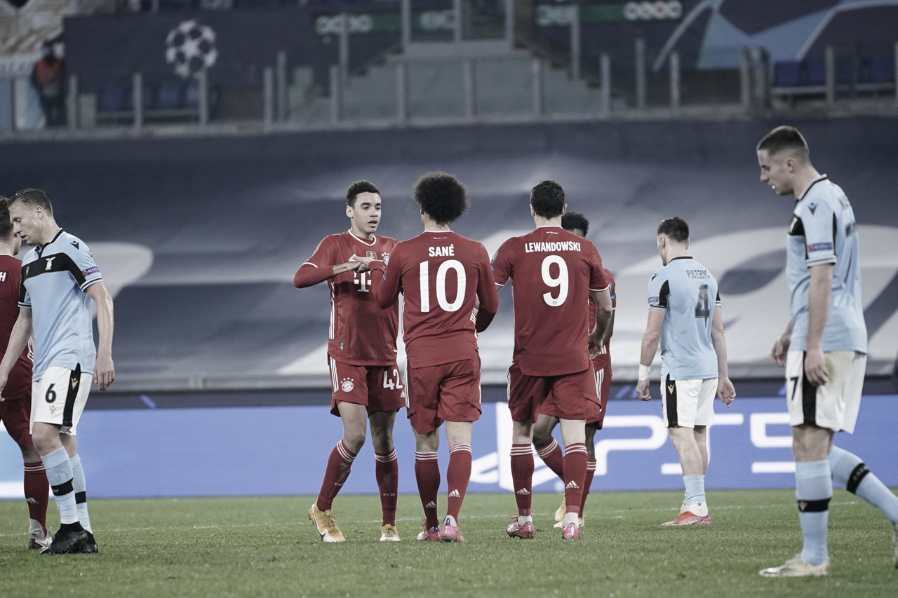 Bayern München con un pie en cuartos de Champios League, golea 1-4 a Lazio