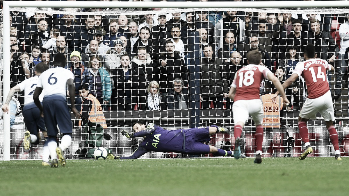 Lloris defende pênalti e Tottenham empata com Arsenal pela Premier League Lloris defende pênalti e Tottenham empata com Arsenal pela Premier League