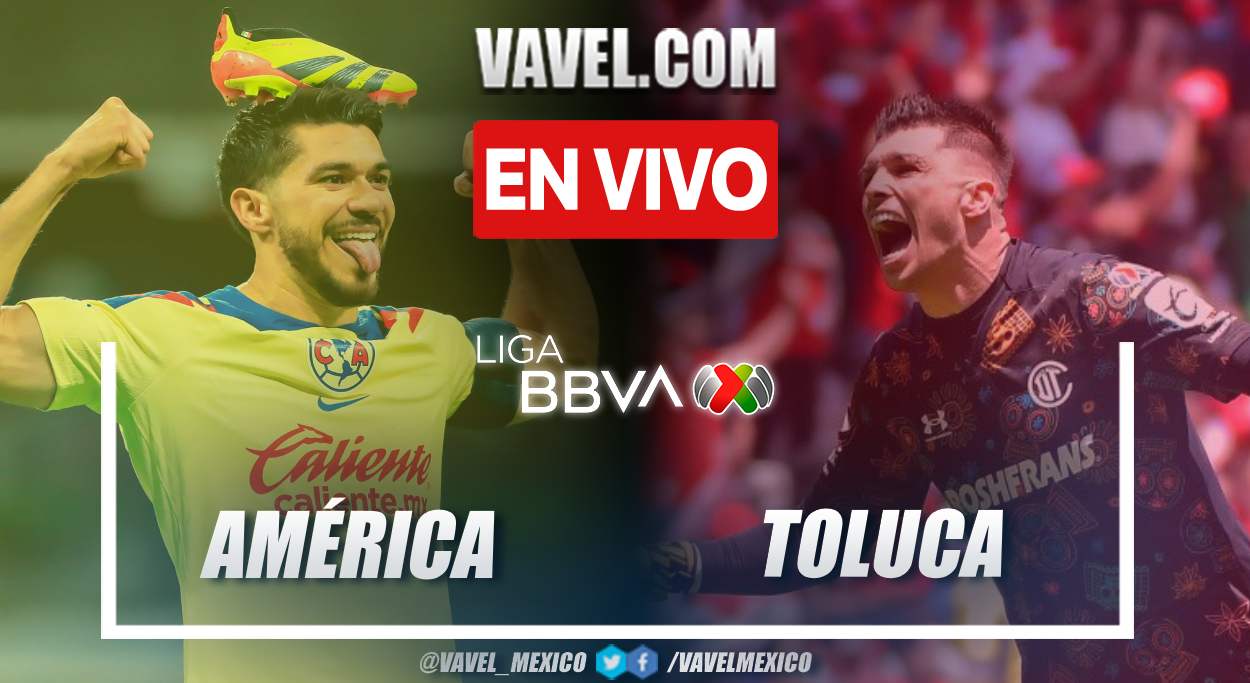 Goles y resumen del América 5-1 Toluca en Liga MX 2024