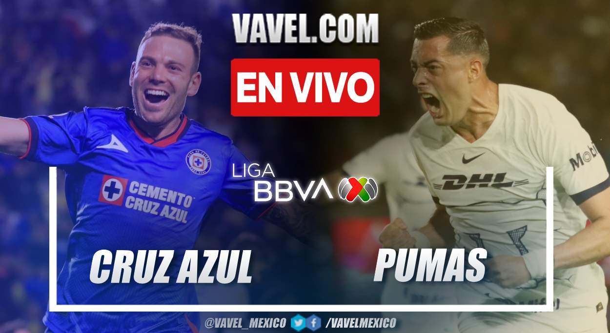 Goles y resumen del Cruz Azul 2-2 Pumas en Liga MX 2024