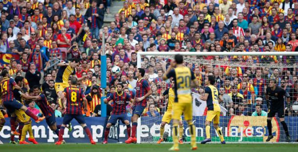El Atlético de Madrid pone a prueba la solidez aérea del Barça