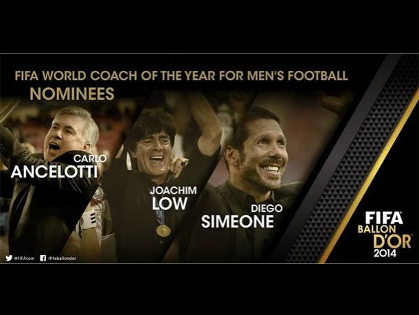 Simeone opta al premio al mejor entrenador