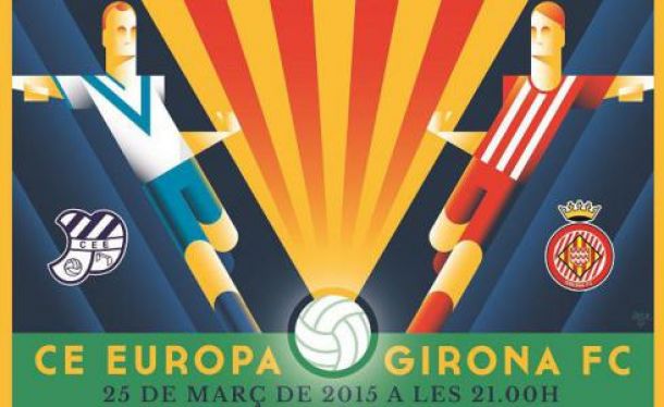 Resultado Europa - Girona en Copa Catalunya 2015 (2-1)