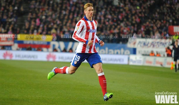 Fernando Torres 'redebuta' con el Atlético de Madrid