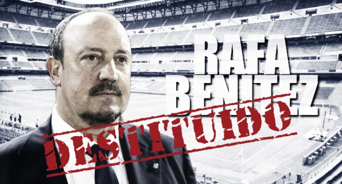 Rafa Benítez, destituido como entrenador del Real Madrid