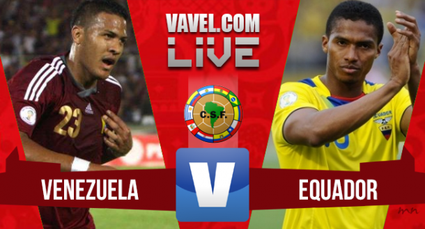 Resultado Venezuela - Ecuador en Eliminatorias 2015 (1-3)