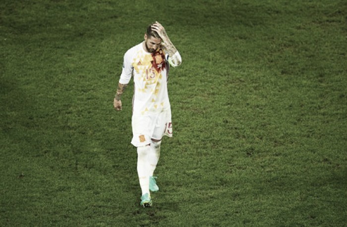 Eurocopa en blanco: Ramos no estuvo acertado