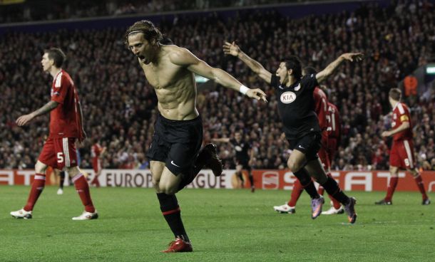 El Atlético de Madrid ya eliminó a un equipo inglés en semifinales de una competición europea