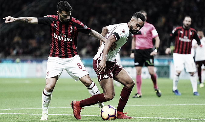 Sob olhares de Lucas Paquetá, Milan não sai do zero com Torino no San Siro Sob olhares de Lucas Paquetá, Milan não sai do zero com Torino no San Siro
