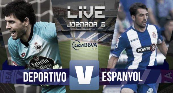 Resultado Deportivo de la Coruña - Espanyol en Liga BBVA 2015 (3-0)