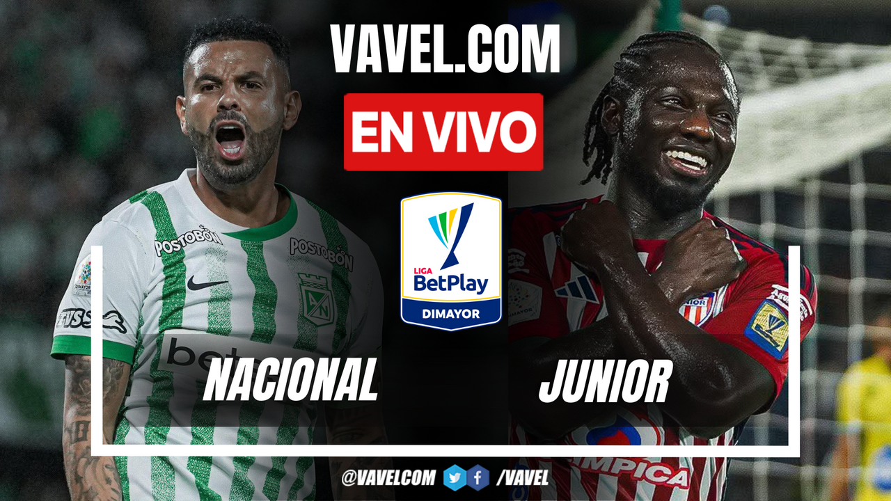 Resumen y Goles Atlético Nacional vs Junior (1-1) en Liga BetPlay 2025 ...