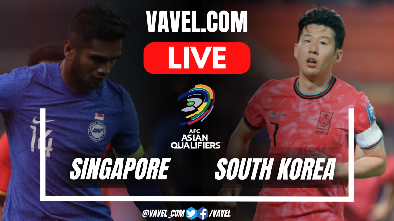 Singapore vs South Korea LIVE Score Updates (0-2) | June 6, 2024