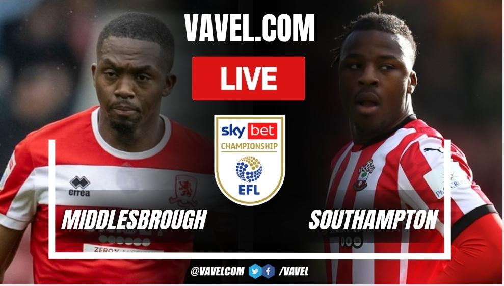 Higligths & goals Middlesbrough 4-0 Southampton in EFL Championship