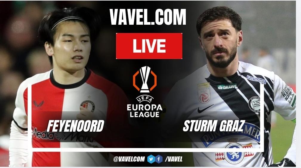 Highlights and Goals Feyenoord 3-0 Sturm Graz in UEFA Europa League