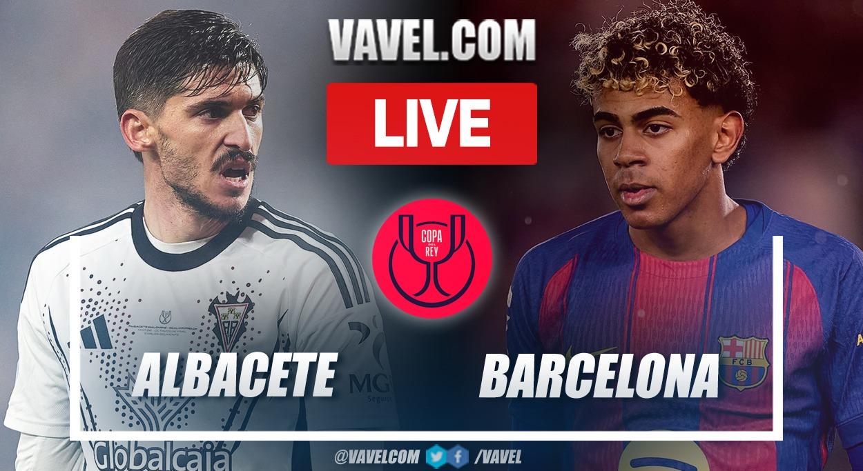 Highlights and Goals Albacete 1-2 Barcelona in Copa del Rey