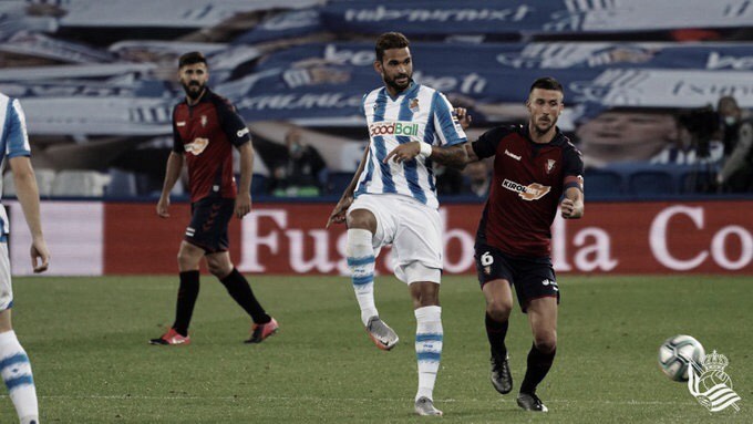 Real Sociedad tropeça no Osasuna e perde chance de abrir vantagem na quarta posição Real Sociedad tropeça no Osasuna e perde chance de abrir vantagem na quarta posição