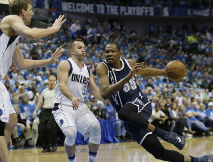 NBA: OKC asfalta Dallas, Durant di nuovo decisivo