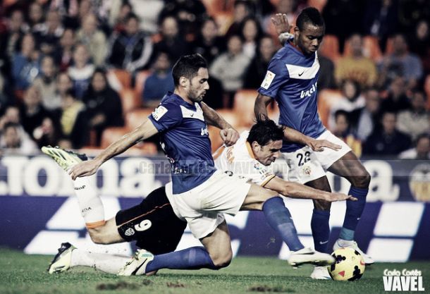 Resultado Valencia - Almería en Liga BBVA 2015 (3-2)